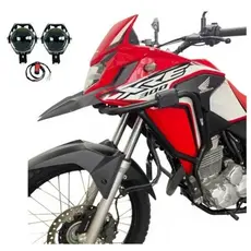 Protetor Carenagem Xre 300 2010 A 2025 Protetor Motor + Farol Auxiliar