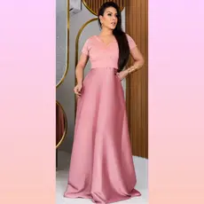 vestido longo godê festa/casamento/madrinha