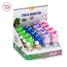 Cola Em Bastão c/Ponteira 9g Raptors e Magic BRW