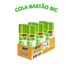 Cola Bastão Bic Ecológica 6 Unidades De 21g Glue Stick