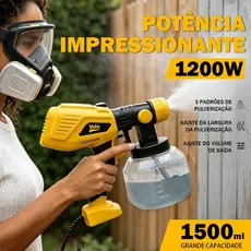 Pistola elétrica de pintura, artefato de tinta látex, pulverizador doméstico, pequeno, alta atomização, pote de spray