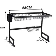 haosin Escorredor De Pratos Suspenso De 65 Cm , Bancada , Auto-Sustentável , Luxo , Prato De Cozinha