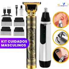 Equipamento de enfermagem masculino - navalha e aparador de cabelo de dragão