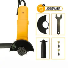 Esmerilhadeira Angular 115mm 900W – Compacta e Potente
