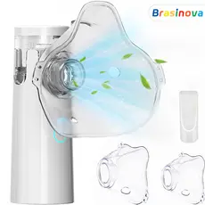 Inalador Portátil para Nebulização, Adulto e Infantil, Funcionamento Silencioso