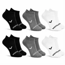 Kit 6 Pares Meia Sapatilha Invisivel Algodao Unissex Nao Aparece No Tenis Feminina Masculina 34/39 39/43