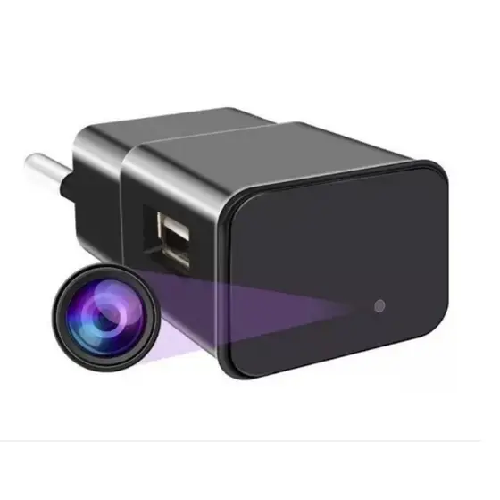 Câmera Espiã Full Hd Carregador De Celular Wifi