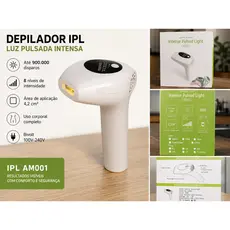 Depilador a Laser IPL AM001 Luz Pulsada 900.000 Disparos Corpo Inteiro  Preço sugerido  Venda rápida: R 129,90 Preço de
