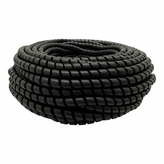 Protetor de Mangueira para Lavadora de Alta Pressão 1/4″ – Mola Espiral Preta de Proteção