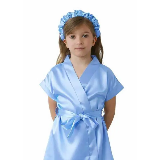 Robe Infantil de Cetim  - Para Um Dia Especial Da Sua Pequena!