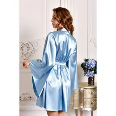 Robe de Cetim Azul Claro Feminino – Sinta a Elegância em Cada Detalhe!