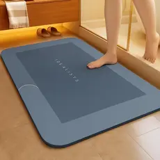Tapete Banheiro Antiderrapante Absorvente de Secagem Rápida entregar Cor e Estampas sortidos