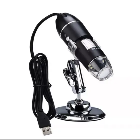Microscópio Zoom 1600x CAM 2.0 Mp Profissional Digital cabo Usb abbot store