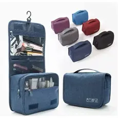 Necessaire Organizadora Bolsa Portátil Feminina Para Maquiagem Para Viagem Higiene Pessoal Com Divisória Cabide ABBOT