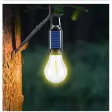 Lâmpada solar De Emergência Com LED Portátil Recarregável  Iluminacao Ajustável  abbot store