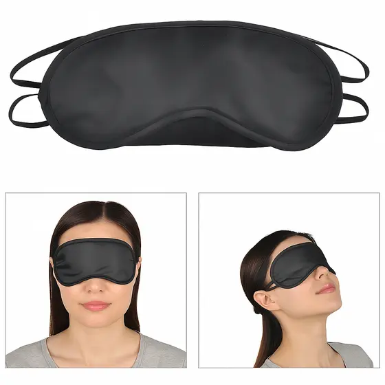 Máscaras Para Dormir Tapa olhos Atacado Cor Preto Kit Com 10