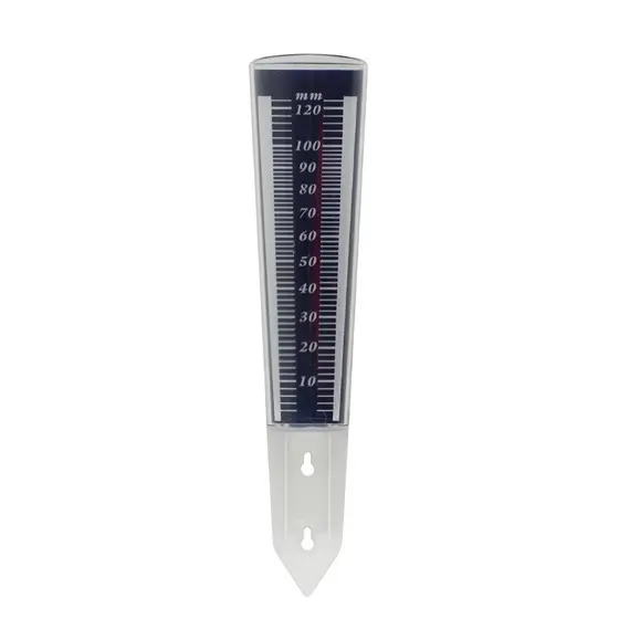 Pluviometro Medidor De Chuva Acrilico  Azul 120mm