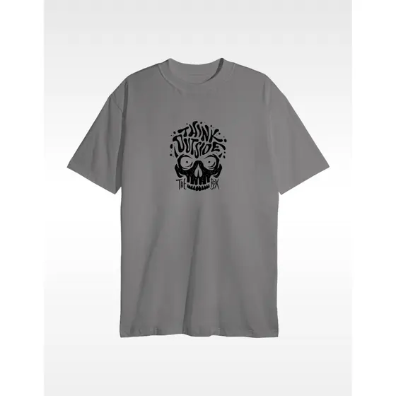 Camiseta Streetwear 100% Algodão Think Outside the Box