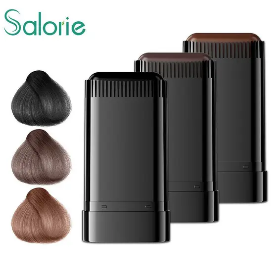 1PC Caneta de Tintura de Cabelo Descartável Preta Ferramenta de Cobertura Temporária Cobertura de Cinza