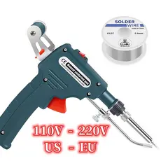 Ferro de Solda Elétrico Semi-Automático FCL 60W 110V-220V para Fios de Sucção Z4TQ