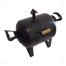 Churrasqueira Movel Bafinho Tambor Mini Preta