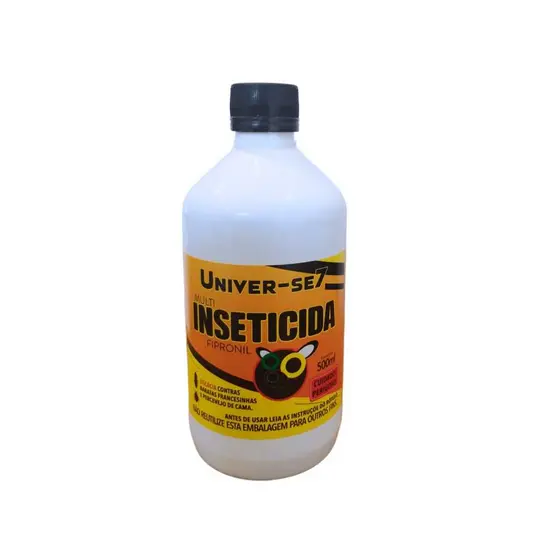 1 Univer-se7 Inseticida 500ml Mata Baratas Francesinhas e Percevejos de cama sem Borrifador