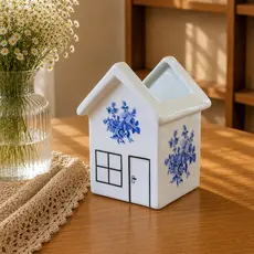 CASINHA EM PORCELANA - FLORAL AZUL