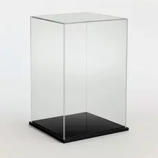 Caixa Expositor Vitrine De Acrílico Transparente Para Exposição De Carros De Brinquedos, Miniaturas, Estatuas