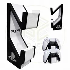 Suporte Duplo Controle PS5 Base Gamer Organizador DualSense Para 2 Controles Video Game