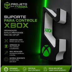 Suporte Duplo Controle Xbox Games Decoracao Quarto Organizador Controles Impressão 3D