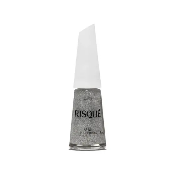 Esmalte Risqué Efeitos Glitter As Mil Purpurinas