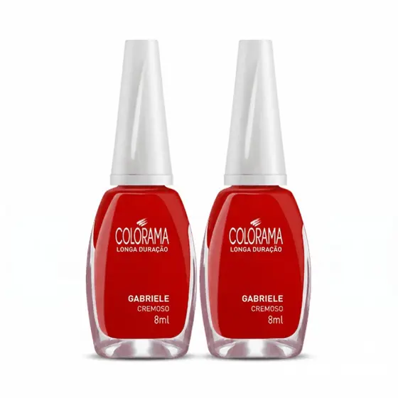 Kit 2 Esmaltes Colorama Cremoso Gabriele