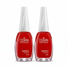 Kit 2 Esmaltes Colorama Cremoso Gabriele