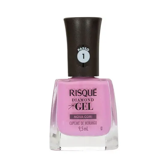 Esmalte Risqué Diamond Gel Cupcake de Morango