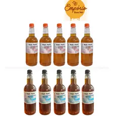 PROMOÇÃO KIT 10 GARRAFA MEL PURO 5 FLORADA SILVESTRE E 5 FLORADA LARANJEIRA 1,3KG