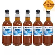 PROMOÇÃO KIT 5 GARRAFAS DE MEL PURO 1,3KG FLORADA SILVESTRE