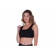 Kit 2 Top Regata Básico Decote em U Fitness com Bojo Removível Academia Esporte Cropped