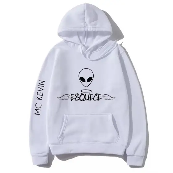 Moletom Canguru Masculino Cantor Mc Kevin Esquece Alien Blusa De Frio Unissex Confortável
