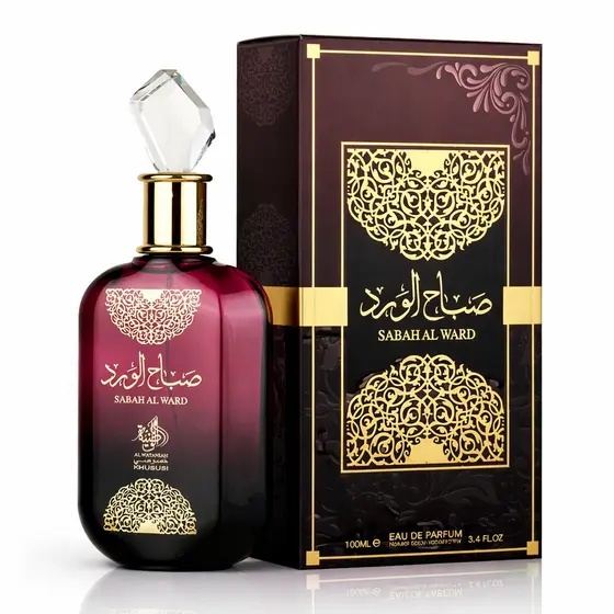 Perfume Árabe Sabah Al Ward Feminino Embalagem Vidro