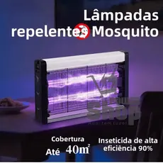 Mata Mosquitos Insetos Elétrico Armadilha Pernilongo Luz Lâmpada UV