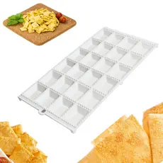 Forma Para Modelar Fazer Ravioli Mini Pasteis Recheado Com 24 Cavas Cavidades