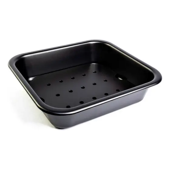 Bandeja Preta Para Acougue Tamanho 32x28x7cm