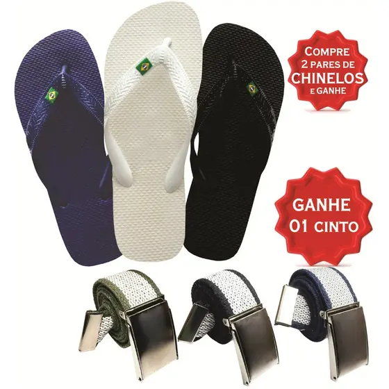 COMPRE 2 PARES CHINELO BORRACHA BANDEIRINHA GANHE 1 CINTO FIVELA MILITAR ENTREGA RÁPIDA MACIO CONFORTÁVEL CHINELO NUVEM
