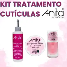 Kit Amolecedor Cutículas + Serum Fortalecedor + Cerinha Hidratante Kit Basico Manicure