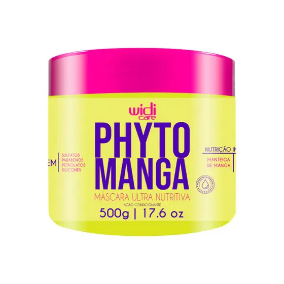 Phytomanga Mascara Ultra Nutritiva Condicionante - Widi Care - 500 G