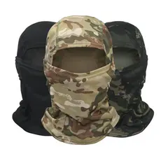Balaclava de Fio de Gelo Proteção Solar UV Respirável para Motociclismo Ciclismo e Ao Ar Livre