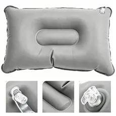 Encosto de Cabeça Inflável Portátil Camping Pillow Combo Exterior Dormindo Almofada