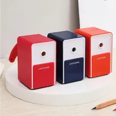 Apontador de Mesa Manual para Lapis com Manivela e Deposito Coletor