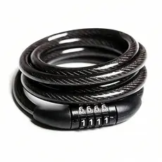 Corrente Cadeado Segurança Bicicleta C/ Senha Segredo 8mm x 1100mm Bike