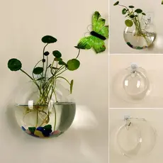 Vaso De Vidro Pendurado Para Plantas E flores Recipiente casa Decoração